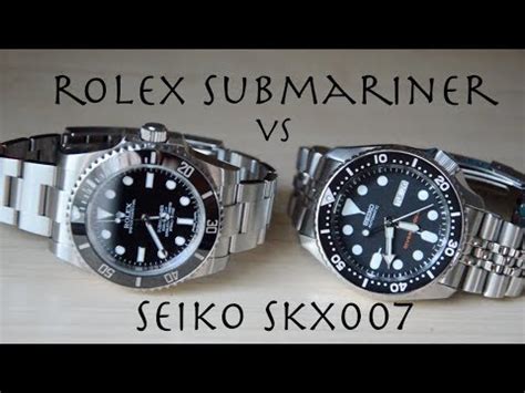 rolex dive vs skx007|skx007 dive watch.